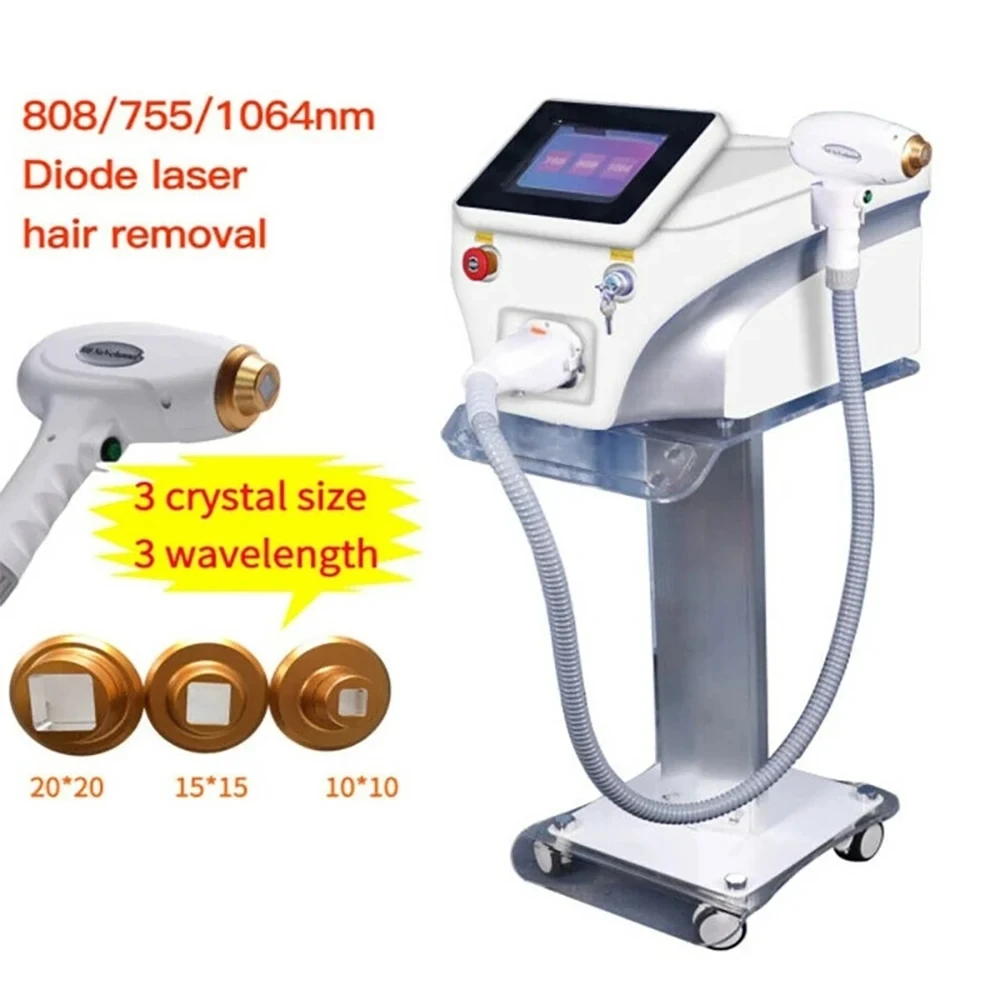 High Power Diode Laser hair removal machine Professional 755nm 808nm 1064nm Three wavelengths 808nm epilator for wome Spa salon
High Power Diode Laser hair removal machine Professional 755nm 808nm 1064nm Three wavelengths 808nm epilator for wome Spa salon