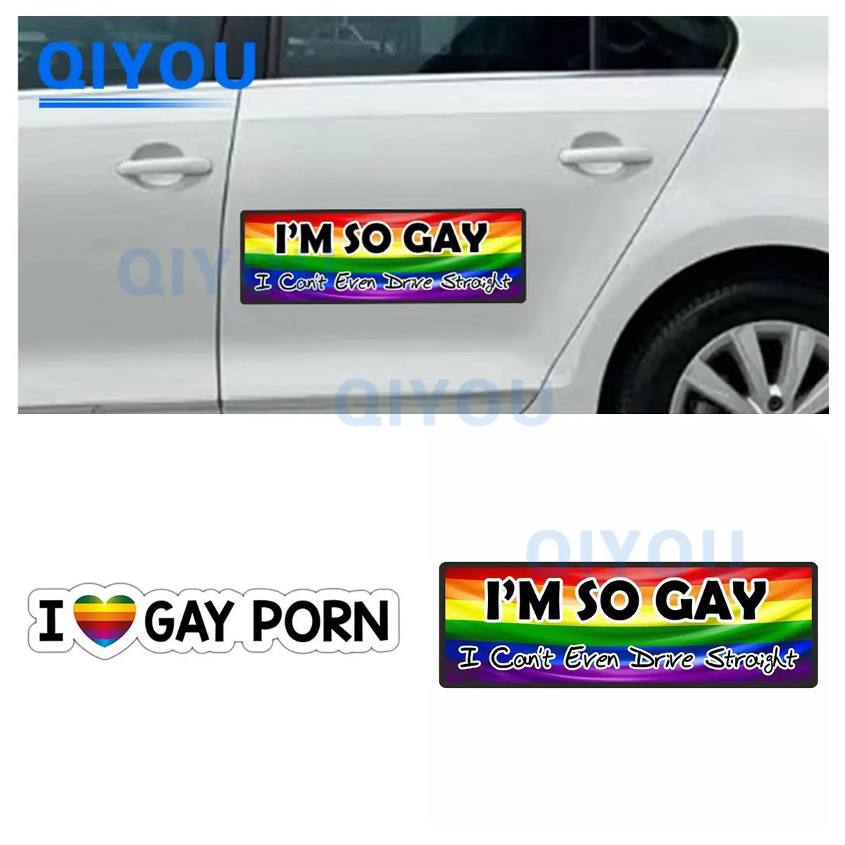 High Quality Im So Gay Rainbow Reflective Car Sticker Suitable for PVC Decal on Helmet Off-road Vehicle Body Surfboards
High Quality Im So Gay Rainbow Reflective Car Sticker Suitable for PVC Decal on Helmet Off-road Vehicle Body Surfboards