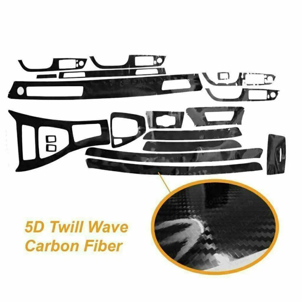 A Set Of 5D Interior Stickers Glossy Carbon Fiber Wrap Trim Decal New And High Quality Mouldings For BMW 3 Series E90 2005-2012
A Set Of 5D Interior Stickers Glossy Carbon Fiber Wrap Trim Decal New And High Quality Mouldings For BMW 3 Series E90 2005-2012