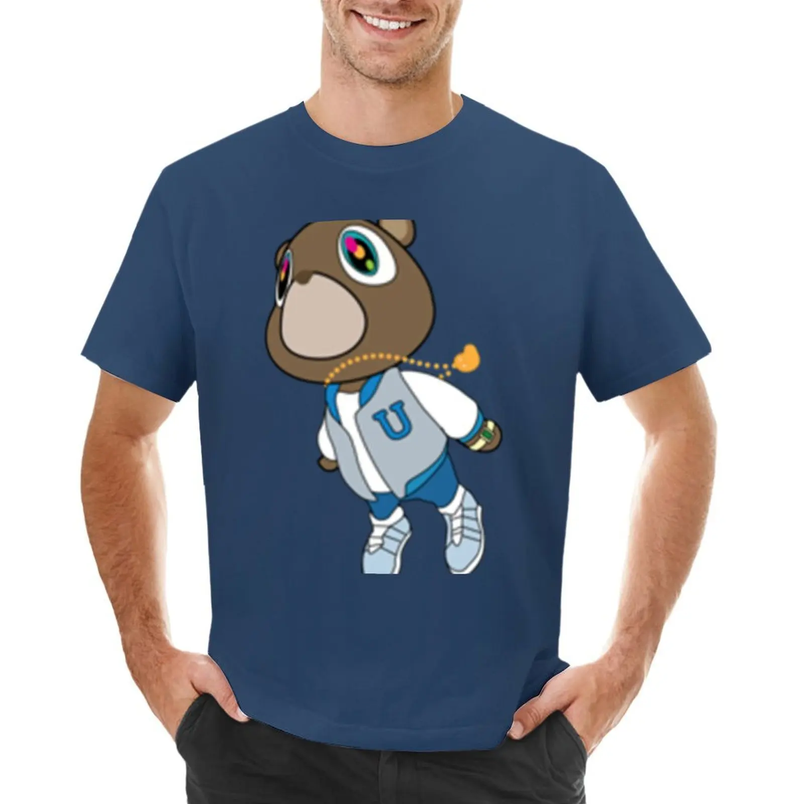 Kanye West Graduation Bear T-shirt Short sleeve tee summer top sports fans shirts graphic tees plain t shirts men
Kanye West Graduation Bear T-shirt Short sleeve tee summer top sports fans shirts graphic tees plain t shirts men