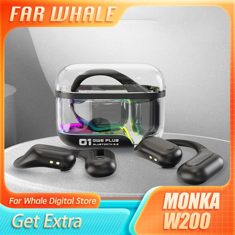 Monka W200 Earbuds 5.3 Bluetooth Wireless Stereo Supra-Aural Touch Headphones Headset With Mic 6H Endurance For Sports Gaming
Monka W200 Earbuds 5.3 Bluetooth Wireless Stereo Supra-Aural Touch Headphones Headset With Mic 6H Endurance For Sports Gaming