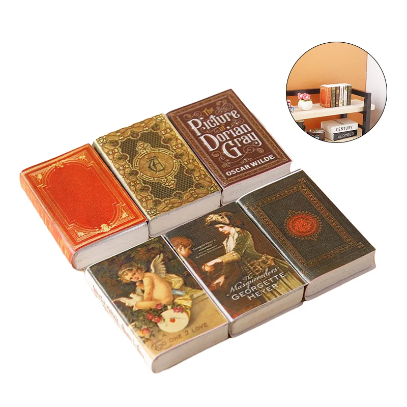 6Pcs 1:12 Dollhouse Miniature Book Comic Book Small Books Mini Model Kids Pretend Play Toys Doll House Accessories
6Pcs 1:12 Dollhouse Miniature Book Comic Book Small Books Mini Model Kids Pretend Play Toys Doll House Accessories