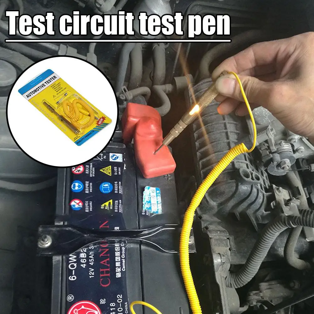 

6V 12V 24V Car Circuit Test Pen Circuit testers Lamp Pen Truck Electricity Auto Inspection Test Probe Diagnostic Tools Car L2A7