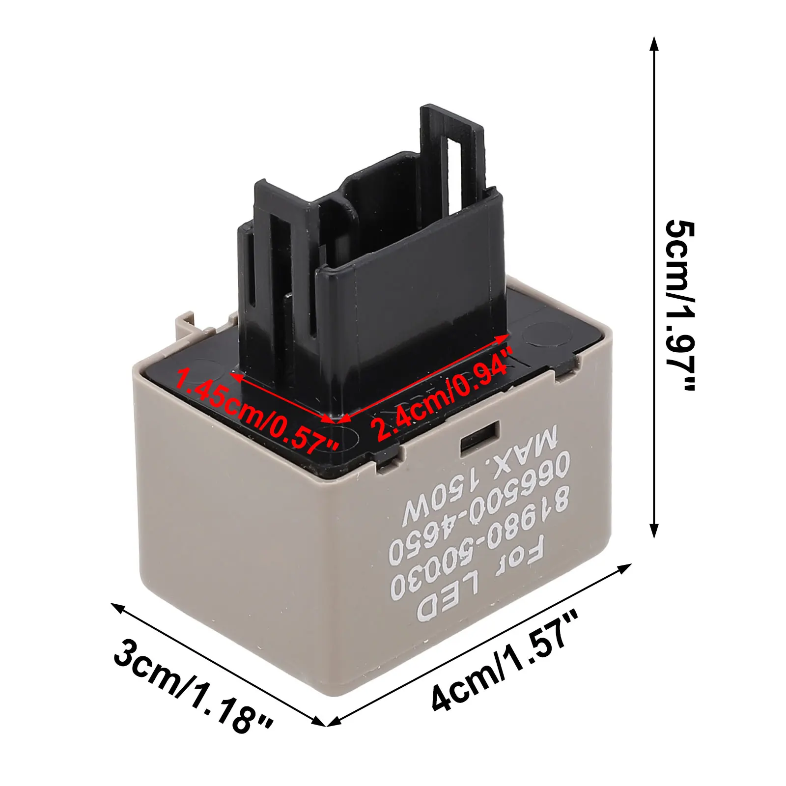 Turn Signal Flasher Speed Adjustable 81980-50030 For Lexus CT200h LS460 Car Accessories High Quality Durable Flash Relays
Turn Signal Flasher Speed Adjustable 81980-50030 For Lexus CT200h LS460 Car Accessories High Quality Durable Flash Relays