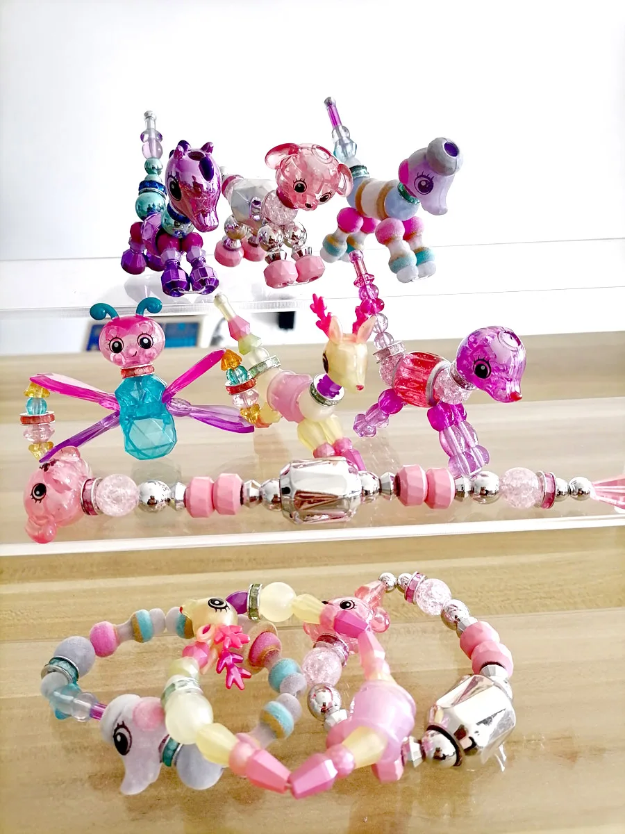 

Twisty Animals Bracelet Jewelry DIY Hair Band Tie Cute Pets Model Figure Toy Collection Girls Women Birthday Gifts