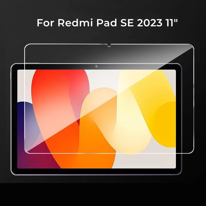 

2 шт., защитная пленка для экрана планшета Xiaomi Redmi Pad SE 11 дюймов 2023 HD, закаленное стекло с защитой от царапин и отпечатков пальцев, защитная пленка