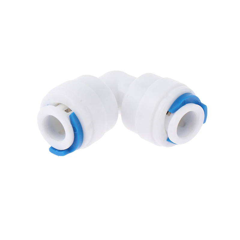 

1Pc Fit 1/4" 6.5mm OD Tube 90 Degree Elbow POM Quick Fitting Connector For Aquarium Water Filter Reverse Osmosis System