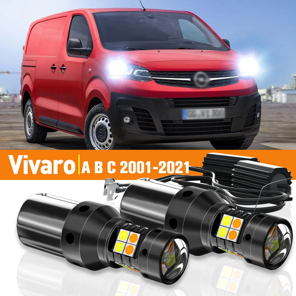 2x LED Dual Mode Turn Signal+Daytime Running Light DRL For Opel Vivaro A B C 2001-2021 2013 2014 2015 2016 Accessories Canbus
2x LED Dual Mode Turn Signal+Daytime Running Light DRL For Opel Vivaro A B C 2001-2021 2013 2014 2015 2016 Accessories Canbus