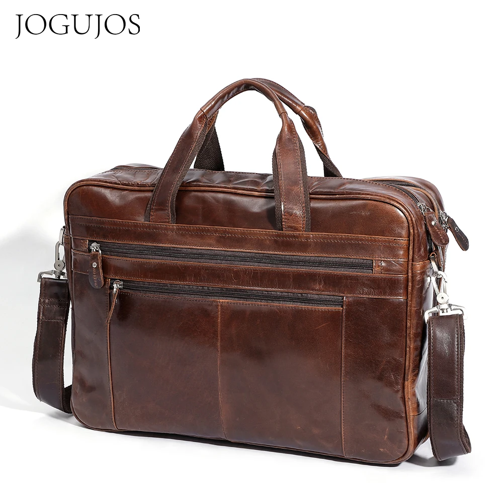 Портфель JOGUJOS из натуральной воловьей кожи, деловая сумка для ноутбука 17 дюймов, органайзер для документов, тоут, мессенджер на ремне для мужчин
Портфель JOGUJOS из натуральной воловьей кожи, деловая сумка для ноутбука 17 дюймов, органайзер для документов, тоут, мессенджер на ремне для мужчин