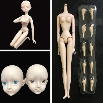 Body Kun e Body Chan: Bonecos de Desenho Articulados para Artistas 13 30cm Makeup Doll Head Body 28 Moveable Joints DIY Dolls Model Kids Girls Doll Toy Gift Action Figure Model Drawing Sketch
