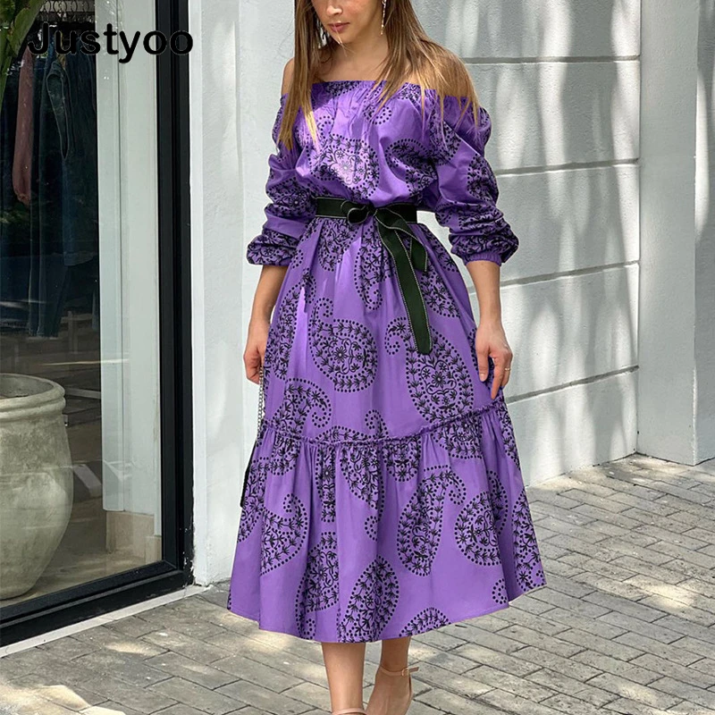 Women Autumn Printing Off Shoulder Pleated Dress Lady Casual Long Sleeve Streetwear Dress 2022 Elegant Loose Party Evening Dress
Women Autumn Printing Off Shoulder Pleated Dress Lady Casual Long Sleeve Streetwear Dress 2022 Elegant Loose Party Evening Dress