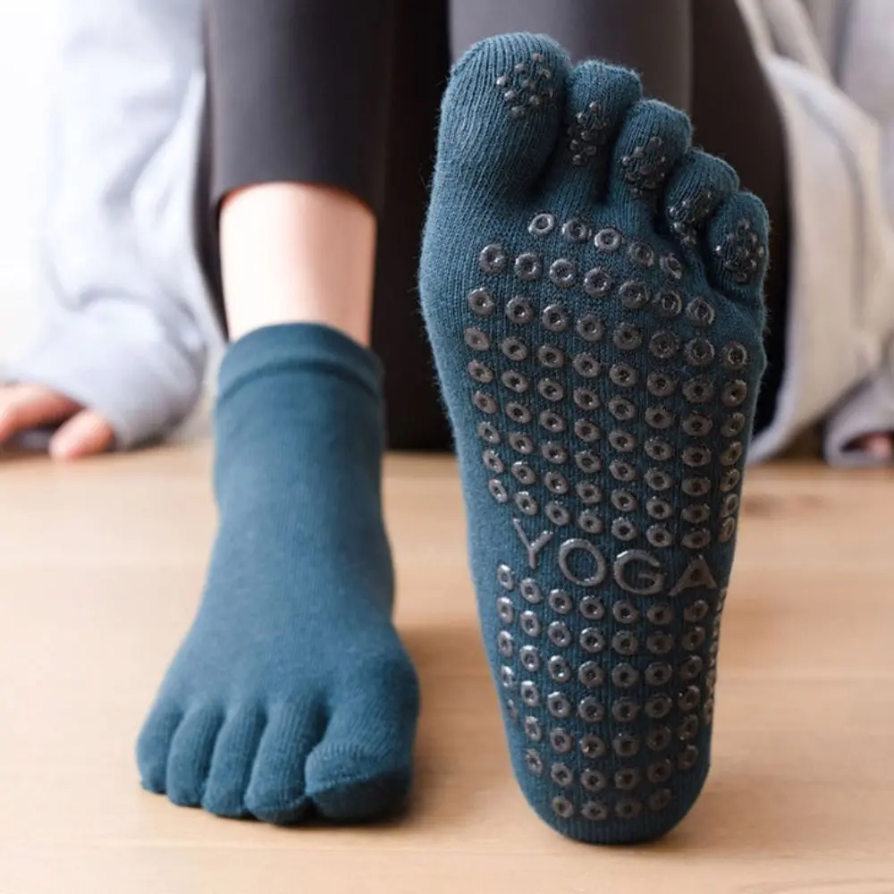 

Теплые однотонные танцевальные утепленные носки унисекс в стиле Харадзюку нескользящие спортивные носки для фитнеса носки с пятью пальцами женские Чулочно-носочные изделия