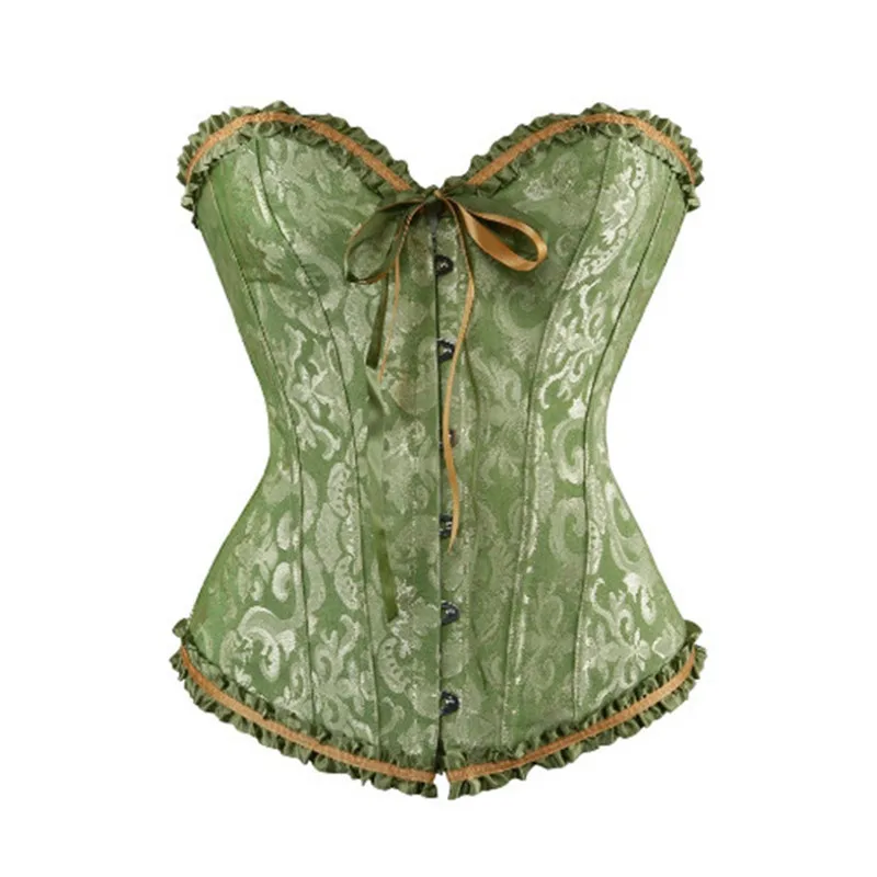 Sexy Corsets and Bustiers Plus Size Flower Print Bridal Corset Brocade Lingerie Push Up Corselet Waist Trainer Overbust Korse
Sexy Corsets and Bustiers Plus Size Flower Print Bridal Corset Brocade Lingerie Push Up Corselet Waist Trainer Overbust Korse