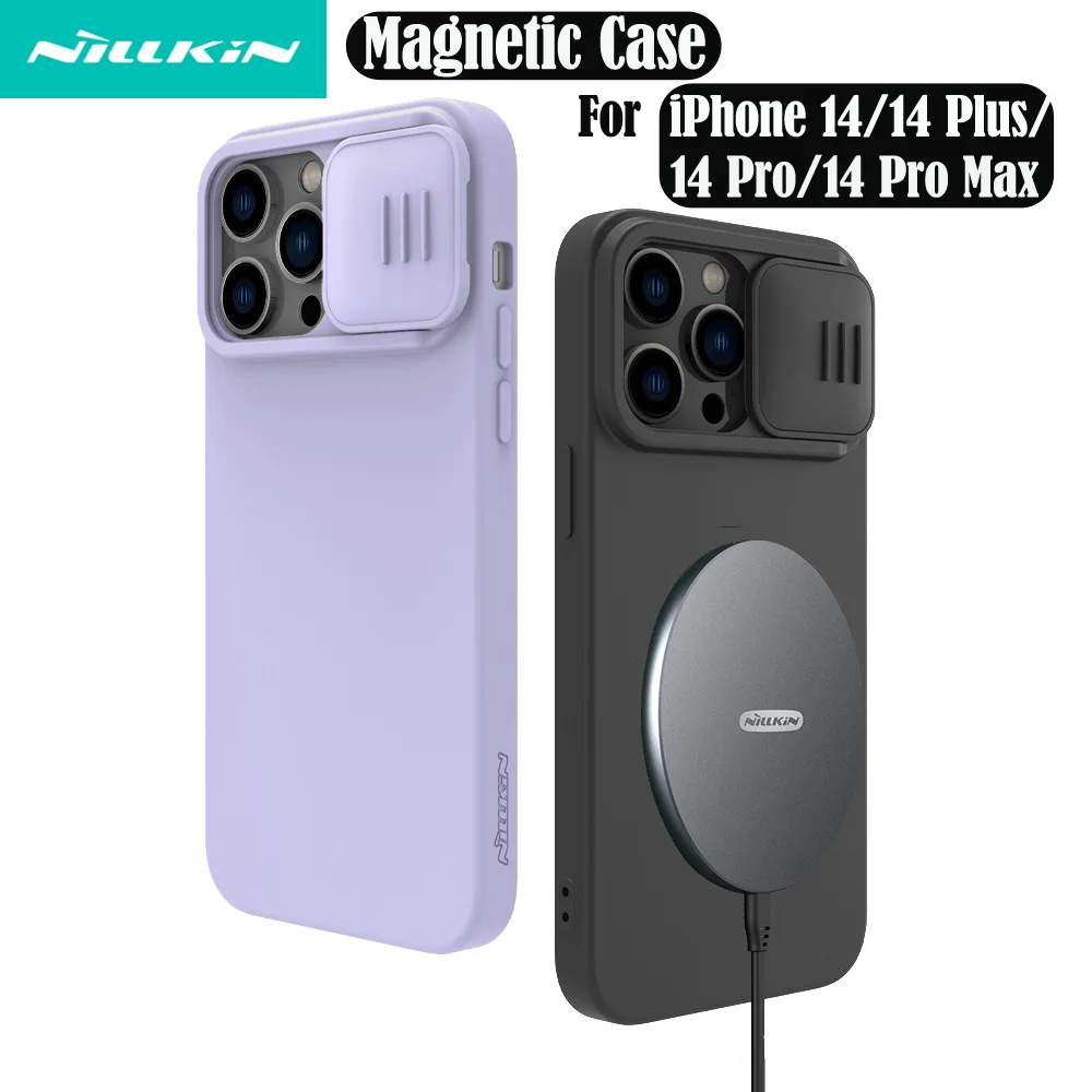 For iPhone 14 Pro Max Case NILLKIN Silky Original For MagSafe Slide Camera Soft Silicone Magnetic Cover For iPhone 14 Pro / Plus
For iPhone 14 Pro Max Case NILLKIN Silky Original For MagSafe Slide Camera Soft Silicone Magnetic Cover For iPhone 14 Pro / Plus