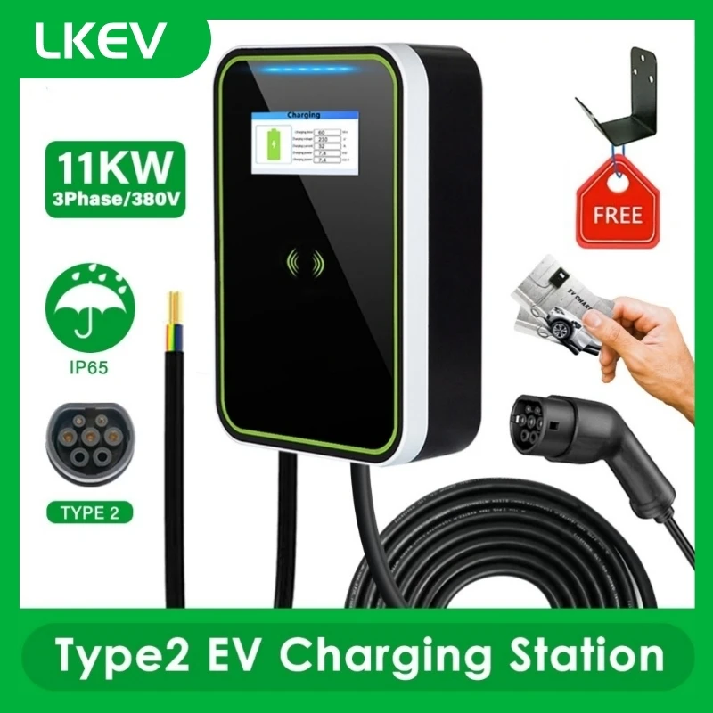 11KW 16A 380V 3 Phase IEC 62196 Type2 EV Charging Station for Electric Vehicle Power Switchable Tesla Mode 3
11KW 16A 380V 3 Phase IEC 62196 Type2 EV Charging Station for Electric Vehicle Power Switchable Tesla Mode 3