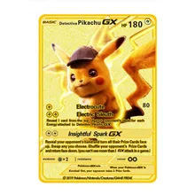 Pokemon Pikachu Metal Card Elf Pokemon Vmax Charizard English Album Book Anime Card Board Game Collection Cards for Kids Gift
Pokemon Pikachu Metal Card Elf Pokemon Vmax Charizard English Album Book Anime Card Board Game Collection Cards for Kids Gift