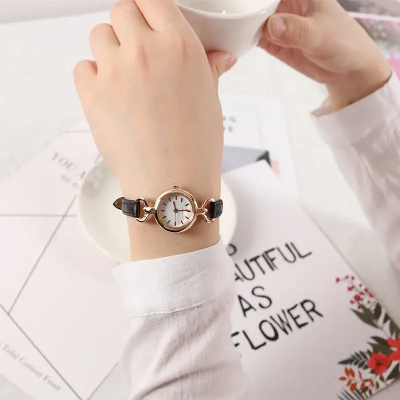 

Small Round Watch Women Luxury Watches Girls Quartz Wristwatches Fashion Gifts Bracelet Reloj Mujer Rosa Relogio Feminino