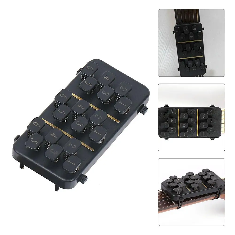 Portable Key Guitar Attachment Helps Prevent Finger Pain String Buzzing Callouses Chord Chart Electric Guitar Accessories
Portable Key Guitar Attachment Helps Prevent Finger Pain String Buzzing Callouses Chord Chart Electric Guitar Accessories