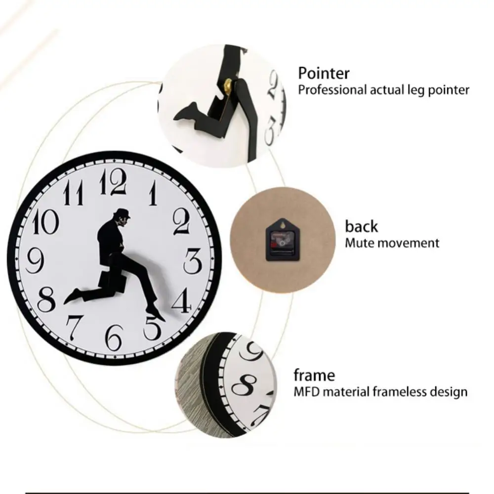Silent Clock Classic And Funny Unique Design Ministry Of Silly Walk Silent And Mute Entertaining Wall Clock Funny Walking Quirky
Silent Clock Classic And Funny Unique Design Ministry Of Silly Walk Silent And Mute Entertaining Wall Clock Funny Walking Quirky