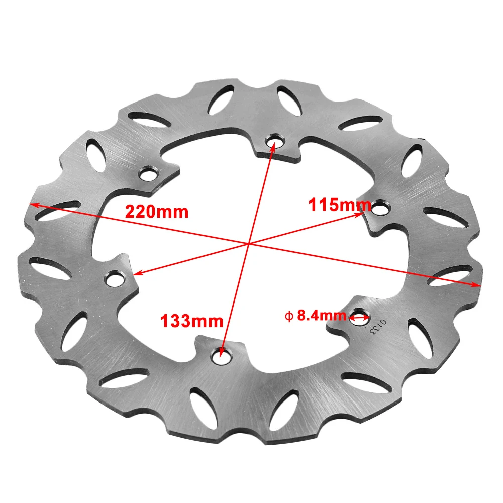 Motorcycle Rear Brake Disc Rotor for Yamaha YZ125 YZ250 YZ360 Rally 1989-1997 & YZ400F 1998-2000 Stainless Steel
Motorcycle Rear Brake Disc Rotor for Yamaha YZ125 YZ250 YZ360 Rally 1989-1997 & YZ400F 1998-2000 Stainless Steel