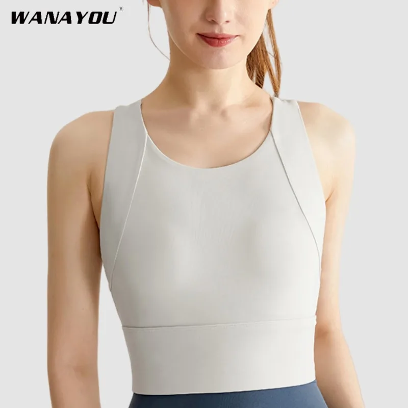 WANAYOU Women Crop Tank Top Bra High Neck Sport Top with Built in Bra Racerback Workout Tanks for Running Yoga Fitness
WANAYOU Women Crop Tank Top Bra High Neck Sport Top with Built in Bra Racerback Workout Tanks for Running Yoga Fitness