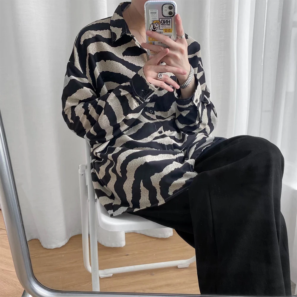 Classic Stripe Shirt Long Sleeves Shirts Black Breathable Chemical Fiber Blend Long Sleeves Shirts Stripe Pattern Mens Clothings
Classic Stripe Shirt Long Sleeves Shirts Black Breathable Chemical Fiber Blend Long Sleeves Shirts Stripe Pattern Mens Clothings