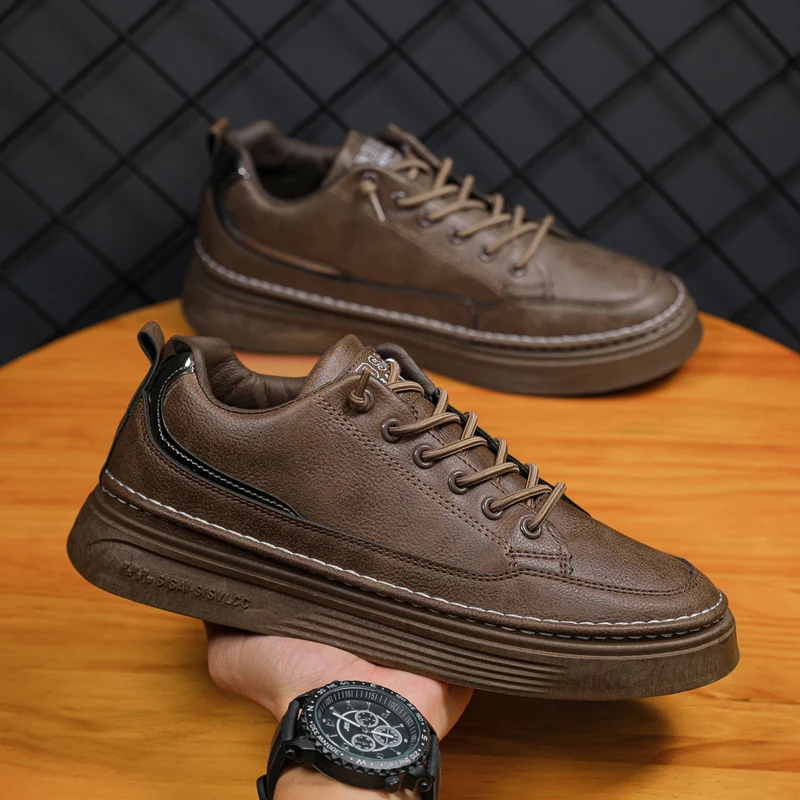 Four Seasons Men's Shoes 2022 Fashion Leather Comfortable Flat Men's Casual Shoes Super Shoes Car Stitching
Four Seasons Men's Shoes 2022 Fashion Leather Comfortable Flat Men's Casual Shoes Super Shoes Car Stitching