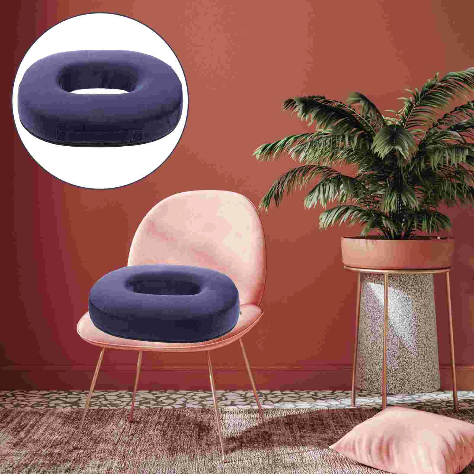 

Portable Chair Cushion Office Seat Cushions for Chairs Donut Bed Plush Butt Pillow