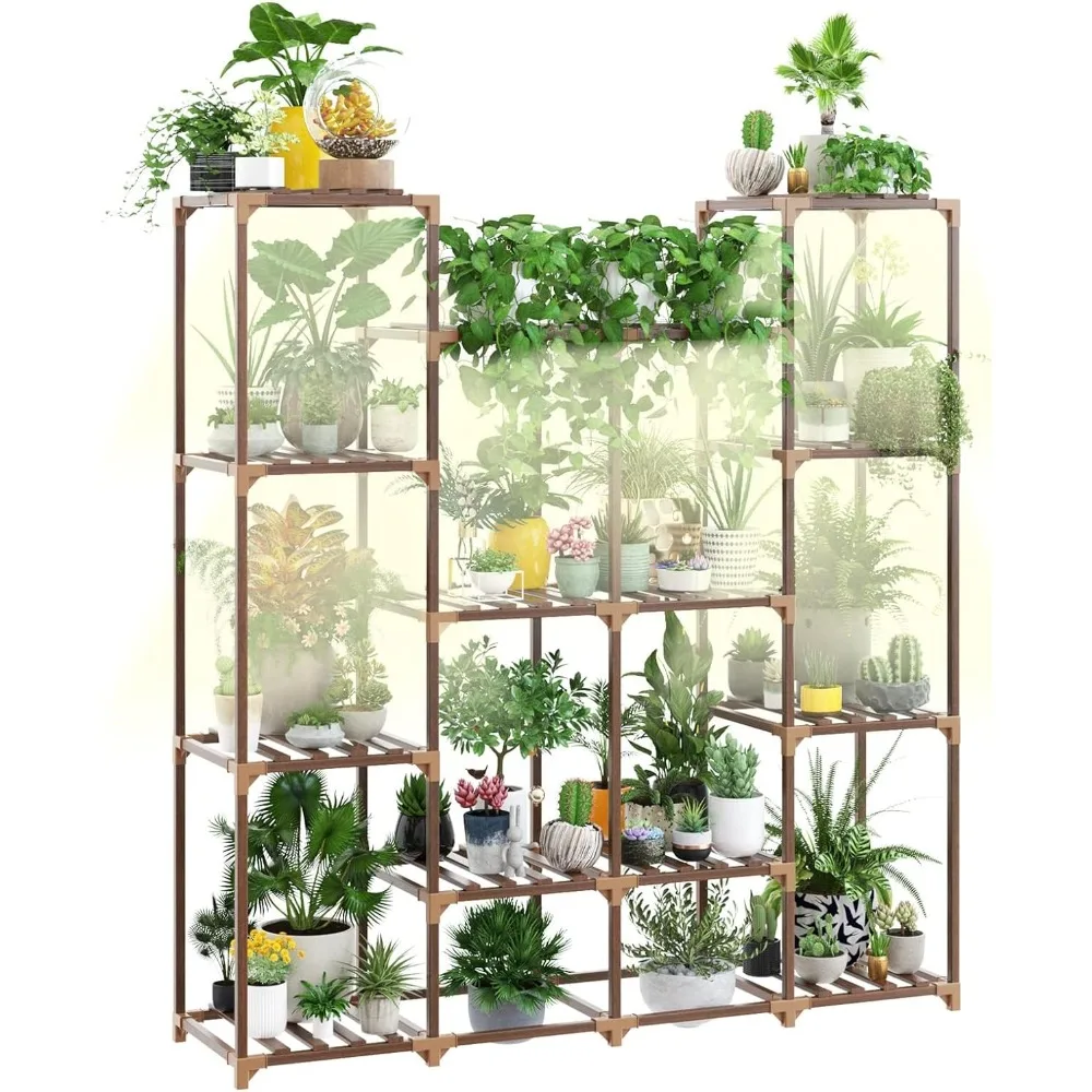 Wood Plant Stand With Grow Lights Indoor Plants Outdoor Corner Plant Shelf Flower Stands for Living Room Balcony Garden (16 Pots
Wood Plant Stand With Grow Lights Indoor Plants Outdoor Corner Plant Shelf Flower Stands for Living Room Balcony Garden (16 Pots
