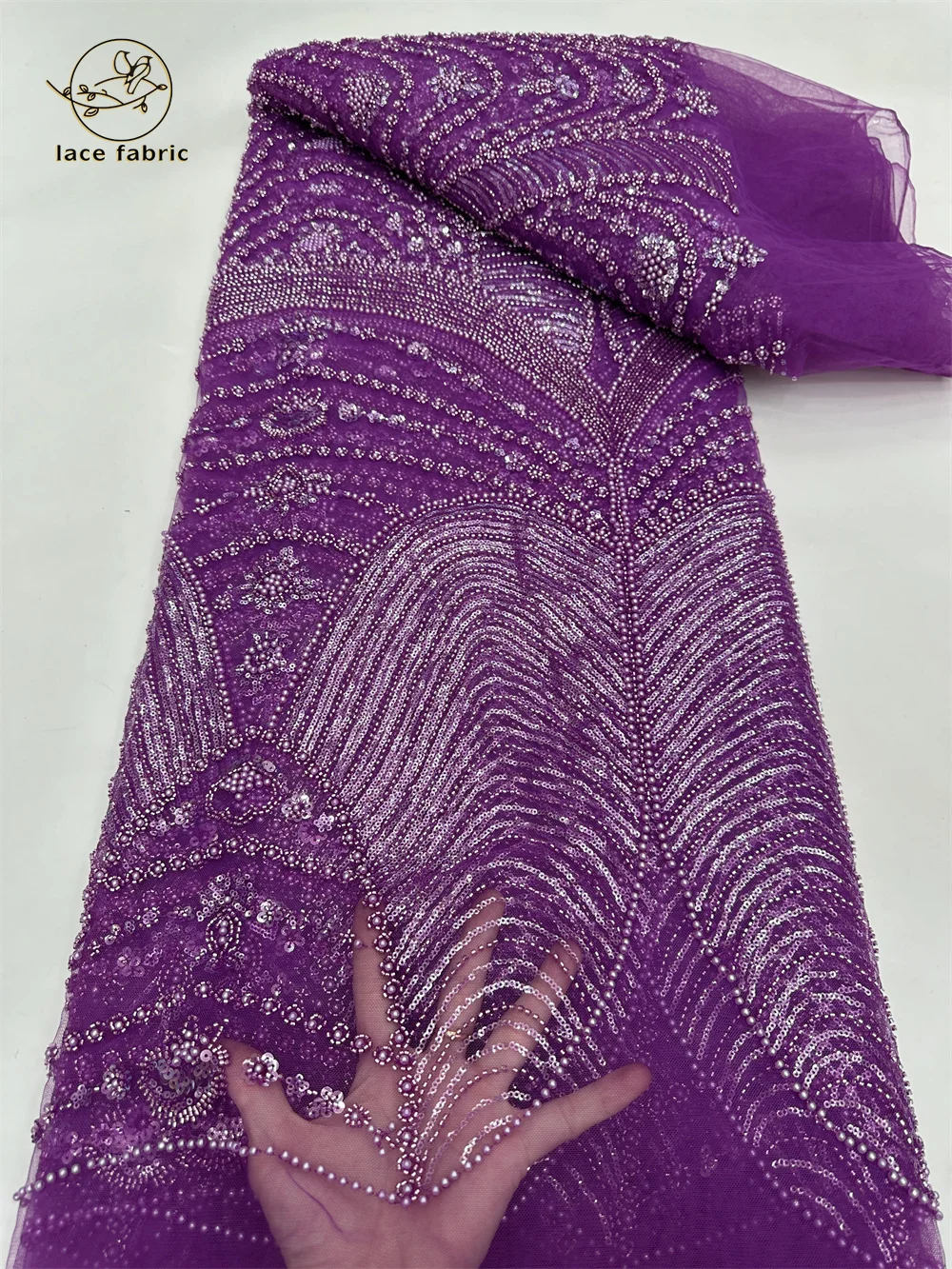 African Luxury Beaded Mesh Lace Fabric 2024 French Heavy Handmade Groom Beads Tulle Sequins Lace For Women Party Wedding Dress
African Luxury Beaded Mesh Lace Fabric 2024 French Heavy Handmade Groom Beads Tulle Sequins Lace For Women Party Wedding Dress
