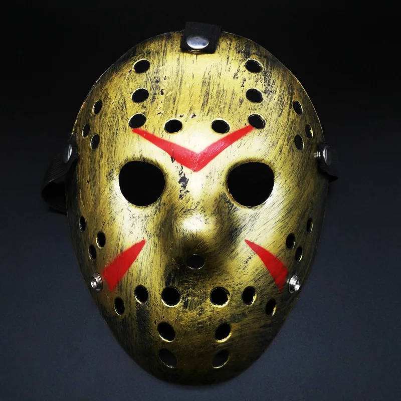 

Men Horrible Jason Mask Plastic Masks for Halloween Performances Full Face Mask with Holes Party Cosplay Accessories