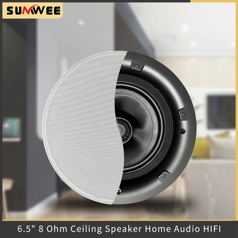 Frameless Ceiling Speaker Stereo Surround Sound 5.25" 6.5" A pair 2pcs HIFI Home Theater Background Music System
Frameless Ceiling Speaker Stereo Surround Sound 5.25" 6.5" A pair 2pcs HIFI Home Theater Background Music System