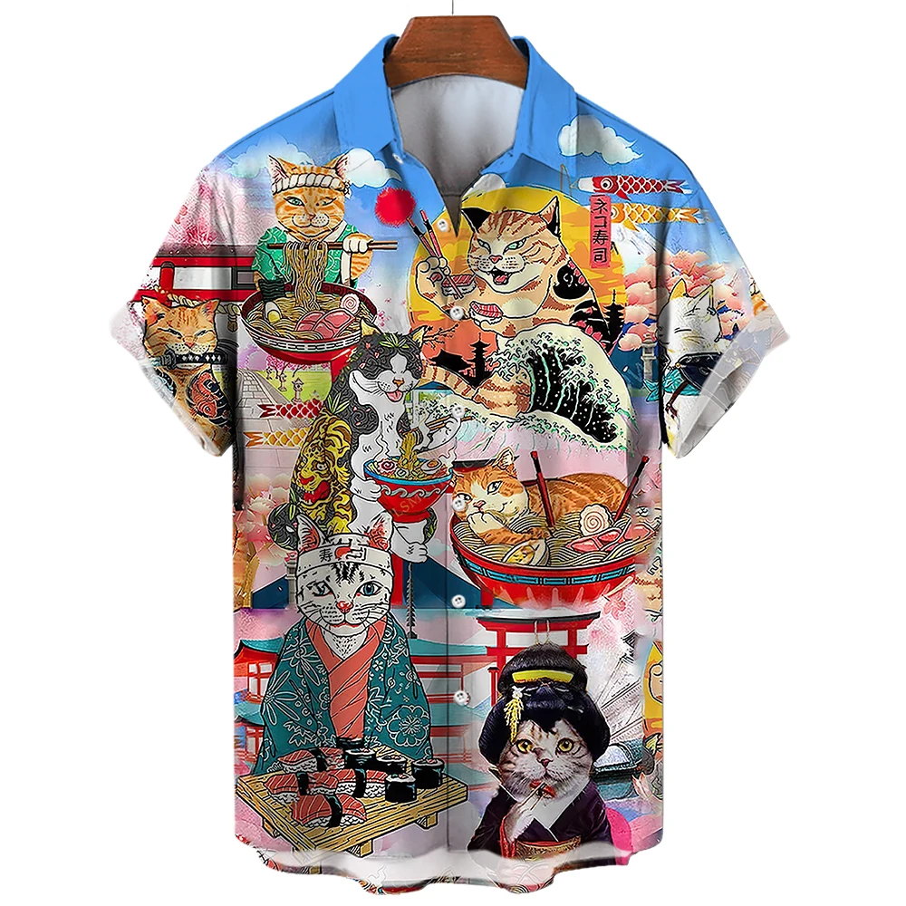 Fashion Marine Organism Print Shirts For Men 3D Lion Graphic T Shirt Summer Street Harajuku Lapel Shirts Oversized Cardigan Tops
Fashion Marine Organism Print Shirts For Men 3D Lion Graphic T Shirt Summer Street Harajuku Lapel Shirts Oversized Cardigan Tops
