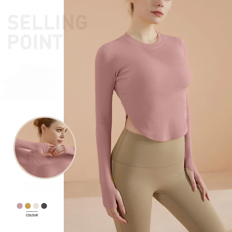 Nylon Gym Top Yoga Shirt Fitness Training Sport Women Clothing Elastic Breathable Pilates Long Sleeve Tops with Chest Pads
Nylon Gym Top Yoga Shirt Fitness Training Sport Women Clothing Elastic Breathable Pilates Long Sleeve Tops with Chest Pads