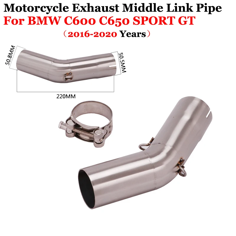 Slip On For BMW C600 C650 SPORT GT 2016-2020 Years Motorcycle Modified Escape Scooter Motor Muffler Connecting Middle Link Pipe
Slip On For BMW C600 C650 SPORT GT 2016-2020 Years Motorcycle Modified Escape Scooter Motor Muffler Connecting Middle Link Pipe
