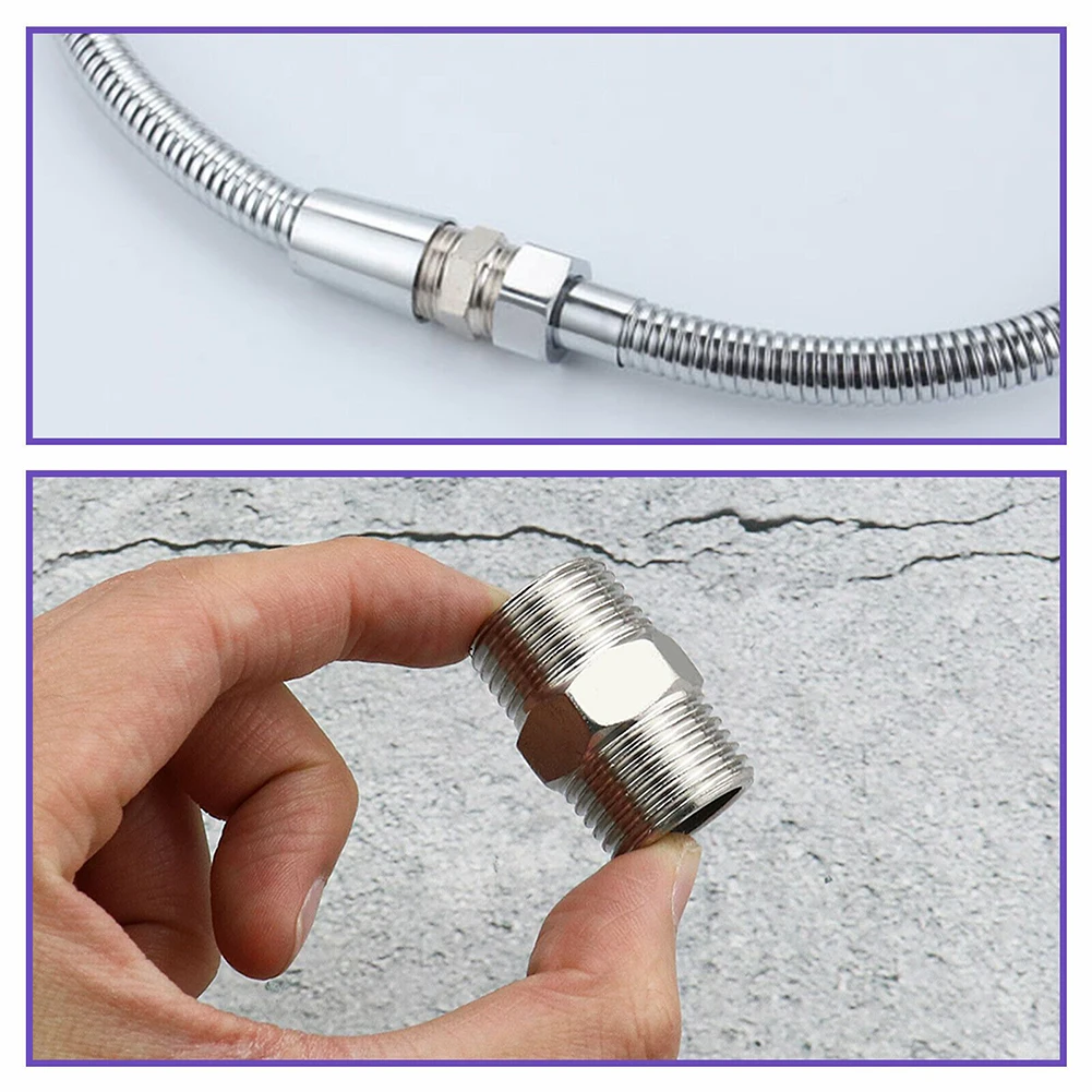 Bathrooms DIY Showers Hose Extension Shower Extender Stainless Steel Strong Universal 1/2inch To 1/2inch Durable
Bathrooms DIY Showers Hose Extension Shower Extender Stainless Steel Strong Universal 1/2inch To 1/2inch Durable