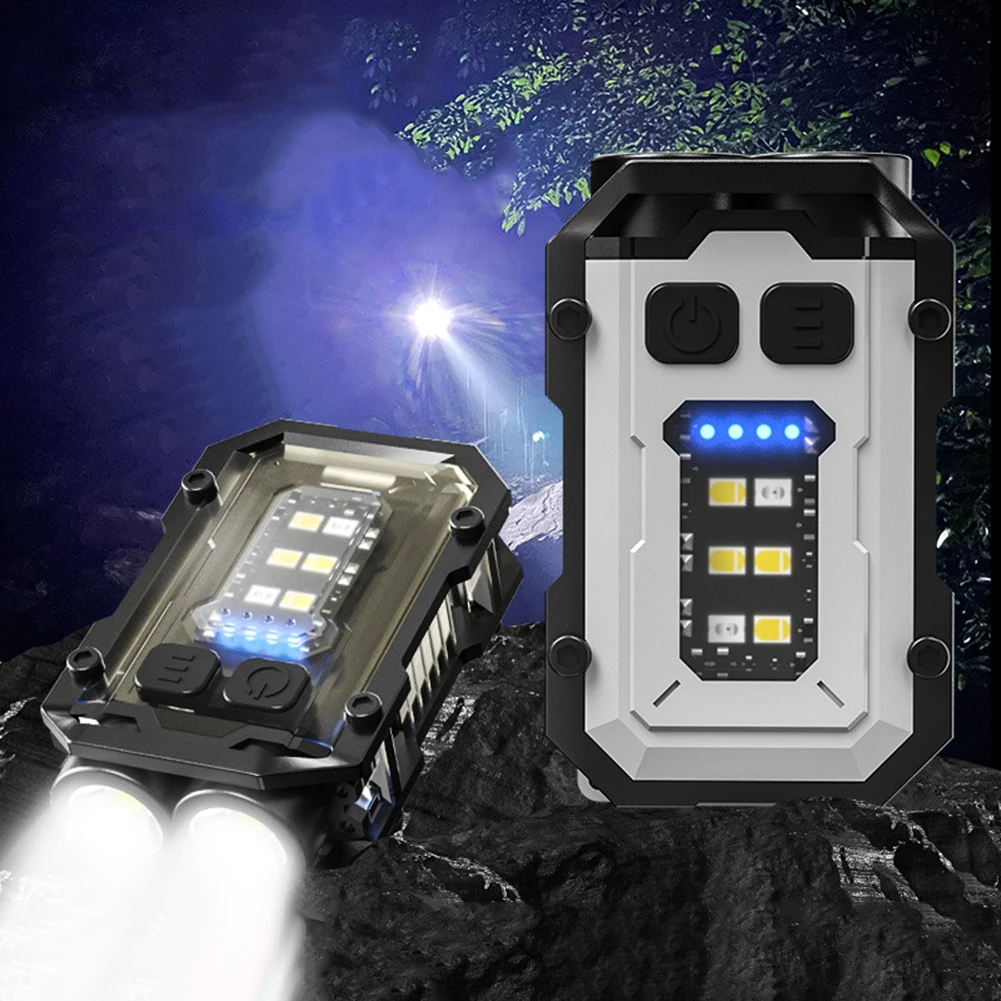 Brighter COB LED Dual Keychain Light USB Rechargeable Torch Tools For Outdoor Camping Work Reading Warning Rescue Flashlight
Brighter COB LED Dual Keychain Light USB Rechargeable Torch Tools For Outdoor Camping Work Reading Warning Rescue Flashlight