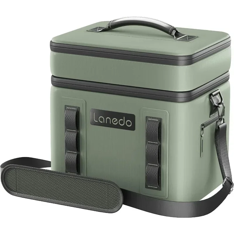 

Lanedo Lisa Lunch Soft Cooler 20 Can, Insulated Bag Portable Ice Chest Box for Lunch, Beach, Drink, Beverage, Travel, Camping