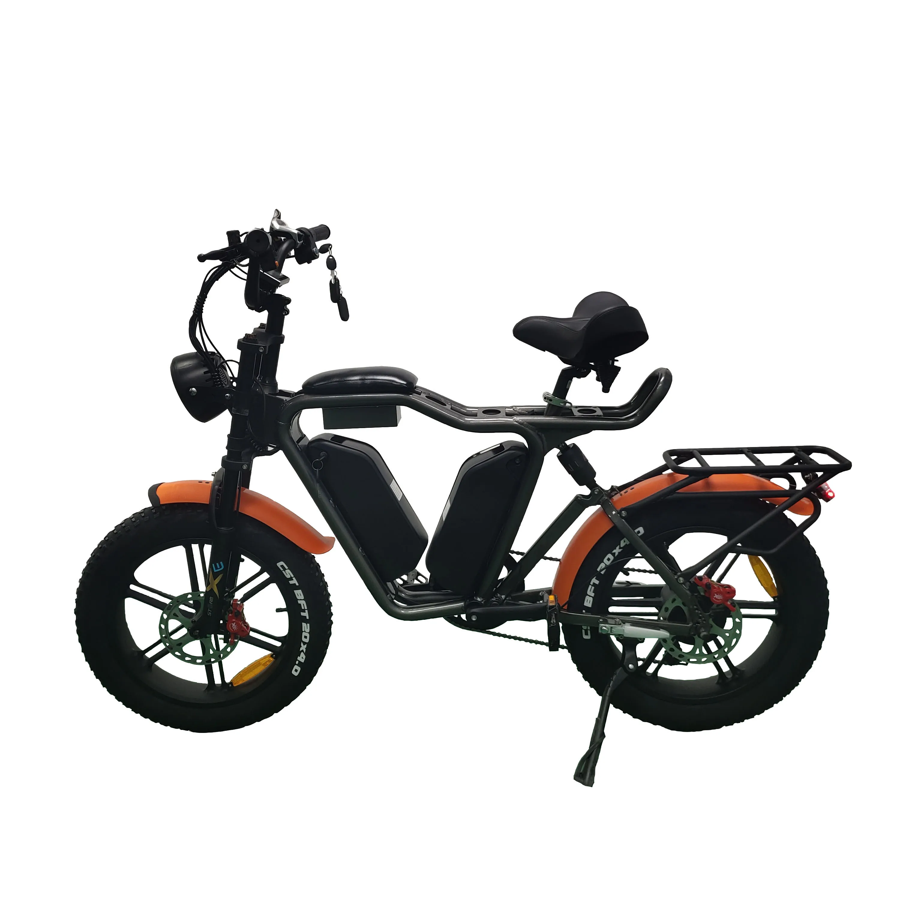 52V Electric bike 1000W brushless motors 48v 22ah*2 lithium batteries fat tire electric bicycle ebike aluminum alloy
52V Electric bike 1000W brushless motors 48v 22ah*2 lithium batteries fat tire electric bicycle ebike aluminum alloy