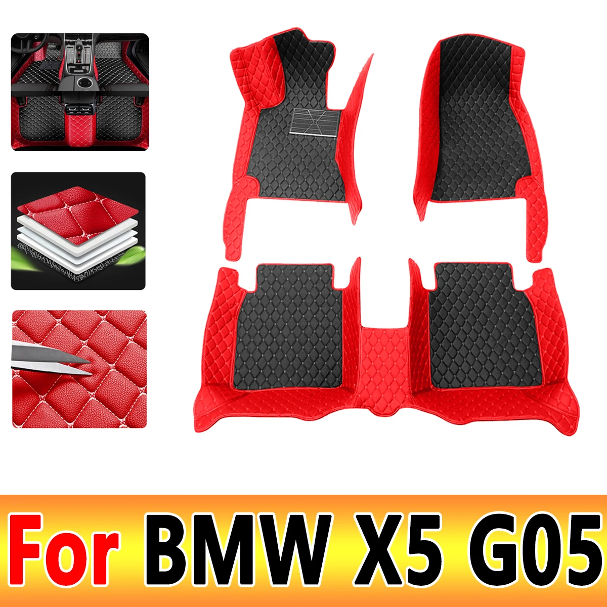 Автомобильные коврики для BMW X5 G05 2019 ~ 2022, ковер, кожаный коврик, роскошный прочный коврик, полный комплект, автозапчасти, автомобильные аксессуары
Автомобильные коврики для BMW X5 G05 2019 ~ 2022, ковер, кожаный коврик, роскошный прочный коврик, полный комплект, автозапчасти, автомобильные аксессуары