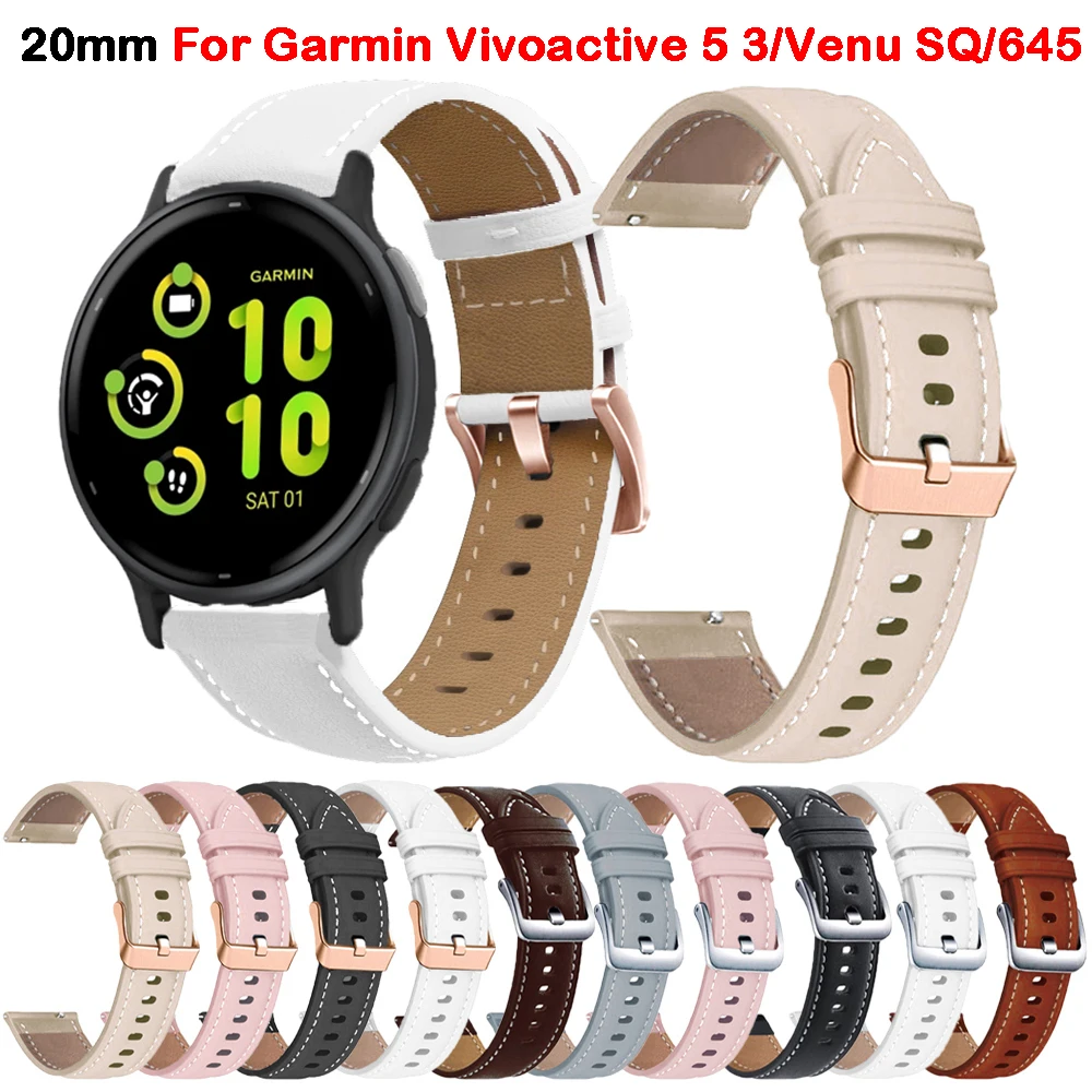 Кожаный ремешок для наручных часов Garmin Vivoactive 5 Starp 20 мм для Garmin CAME 2 Plus/SQ 2/Vivomove HR/3/Forerunner 645 245
Кожаный ремешок для наручных часов Garmin Vivoactive 5 Starp 20 мм для Garmin CAME 2 Plus/SQ 2/Vivomove HR/3/Forerunner 645 245