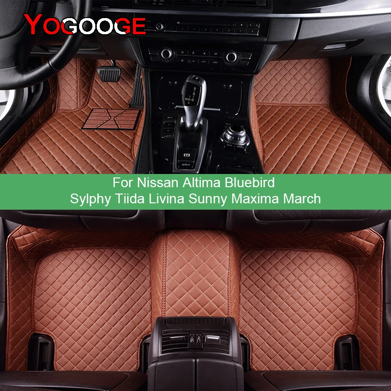 Автомобильные коврики YOGOOGE для Nissan Altima Bluebird Sylphy Tiida Livina Sunny Maxima March, Аксессуары для ног, автомобильные коврики
Автомобильные коврики YOGOOGE для Nissan Altima Bluebird Sylphy Tiida Livina Sunny Maxima March, Аксессуары для ног, автомобильные коврики