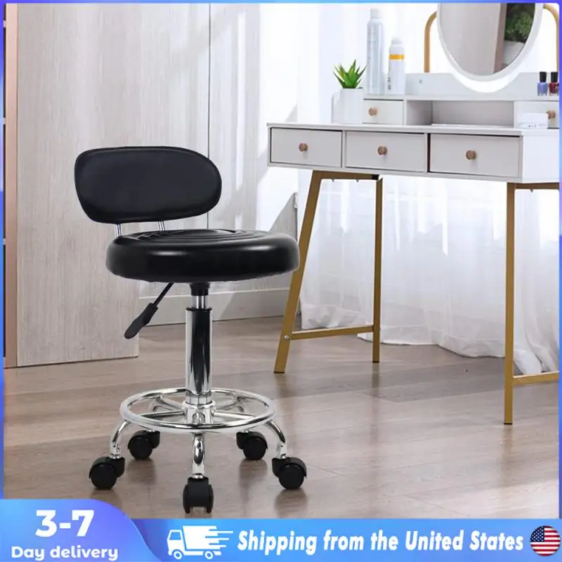 Modern PU Leather Rolling Stool Low Back Height Adjustable Work Salon Drawing Chair 360° Rotation Swivel Chair With Footrest
Modern PU Leather Rolling Stool Low Back Height Adjustable Work Salon Drawing Chair 360° Rotation Swivel Chair With Footrest