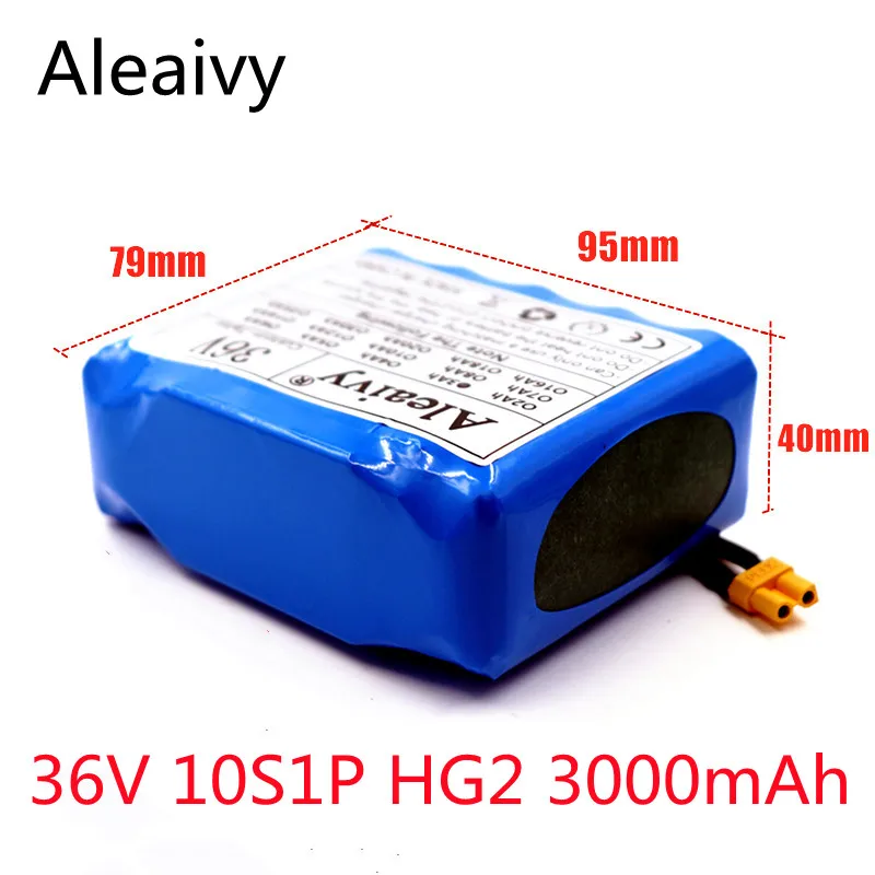18650 36V 10S1P HG2 3000mAh комплект литий-ионный батарей для M365 MIJIA Pro Scooter расширенный диапазон зарядки и разрядки XT30 Plug
18650 36V 10S1P HG2 3000mAh комплект литий-ионный батарей для M365 MIJIA Pro Scooter расширенный диапазон зарядки и разрядки XT30 Plug
