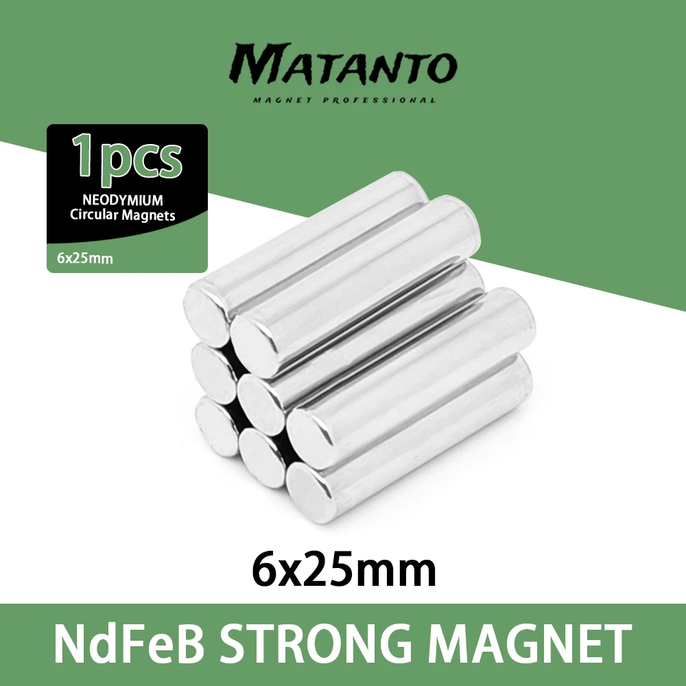 2/5/10/20/50PCS 6x25 mm Minor Round Search Magnet 6mmx25mm Small Thick Disc Magnet Strong 6x25mm Permanent Neodymium Magnet
2/5/10/20/50PCS 6x25 mm Minor Round Search Magnet 6mmx25mm Small Thick Disc Magnet Strong 6x25mm Permanent Neodymium Magnet