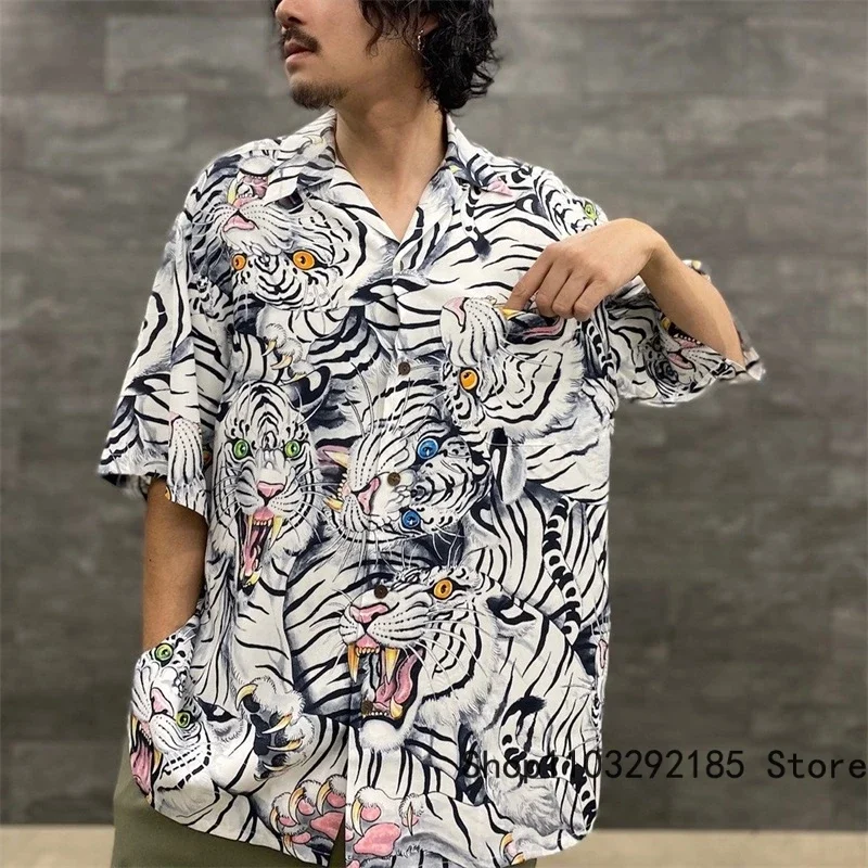 WACKO MARIA Short-sleeved Shirt American High Street Loose Casual Shirt Men Women Daily All-match ワコマリア Top
WACKO MARIA Short-sleeved Shirt American High Street Loose Casual Shirt Men Women Daily All-match ワコマリア Top