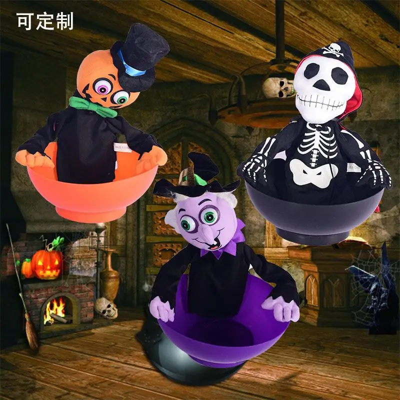 Halloween Animated Candy Bowl Decoration Touch Activated Witch Candy Bowl With Creepy Sound For Halloween Prank Props
Halloween Animated Candy Bowl Decoration Touch Activated Witch Candy Bowl With Creepy Sound For Halloween Prank Props