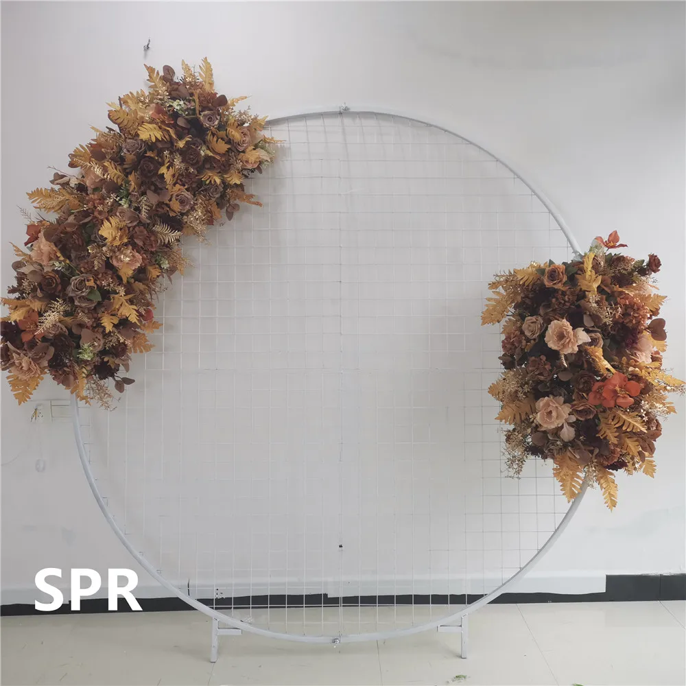 

SPR Supplies Artificial Plants Decorative Flower Ring Arrangement Reception Wedding Arch Moon Gate Stage Mandap