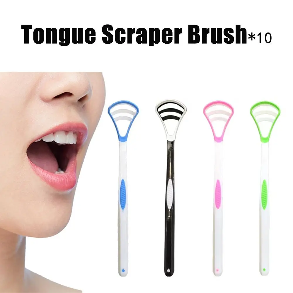 10PCS Double-sided Soft Silicone Tongue Scraper Tongue Brush Cleaning The Surface of Tongue Oral Cleaning Brushes Hygiene Care
10PCS Double-sided Soft Silicone Tongue Scraper Tongue Brush Cleaning The Surface of Tongue Oral Cleaning Brushes Hygiene Care
