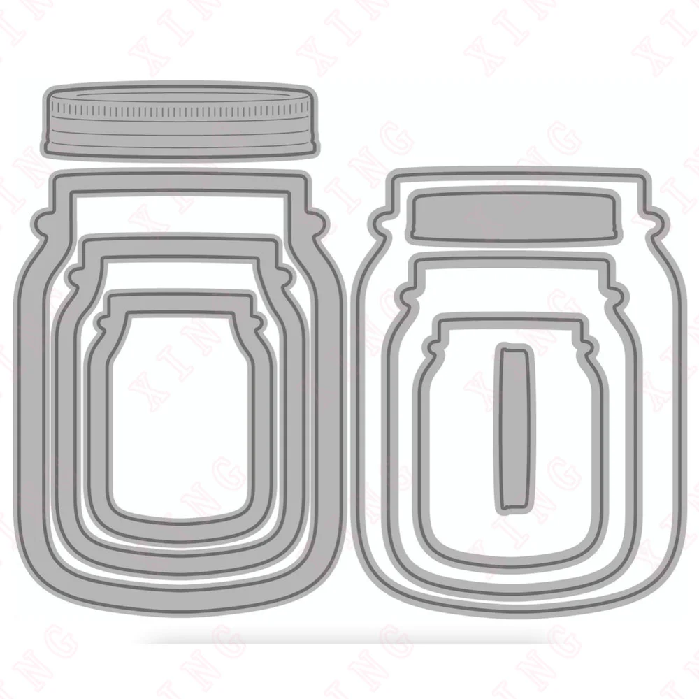 New Metal Cutting Dies Scrapbook Paper Decorate Embossing Template Diy Nested Shaker Jar Die Set Craft Blade Punch Reusable Mold
New Metal Cutting Dies Scrapbook Paper Decorate Embossing Template Diy Nested Shaker Jar Die Set Craft Blade Punch Reusable Mold